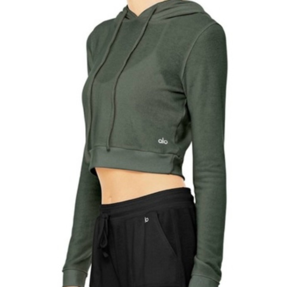 Alo Yoga getaway cropped hoodie